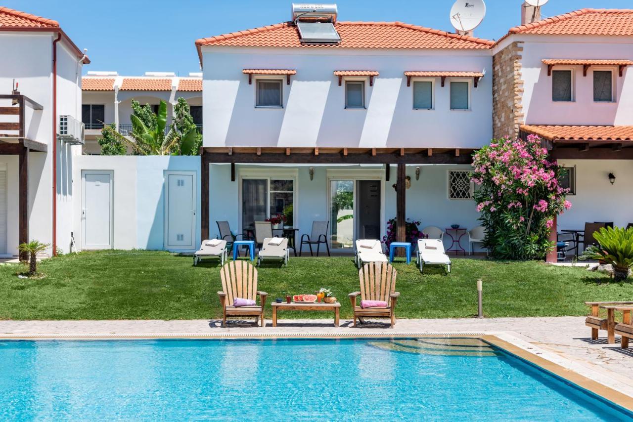 Posidonia Luxury Villas Kolympia Kolymbia Bagian luar foto