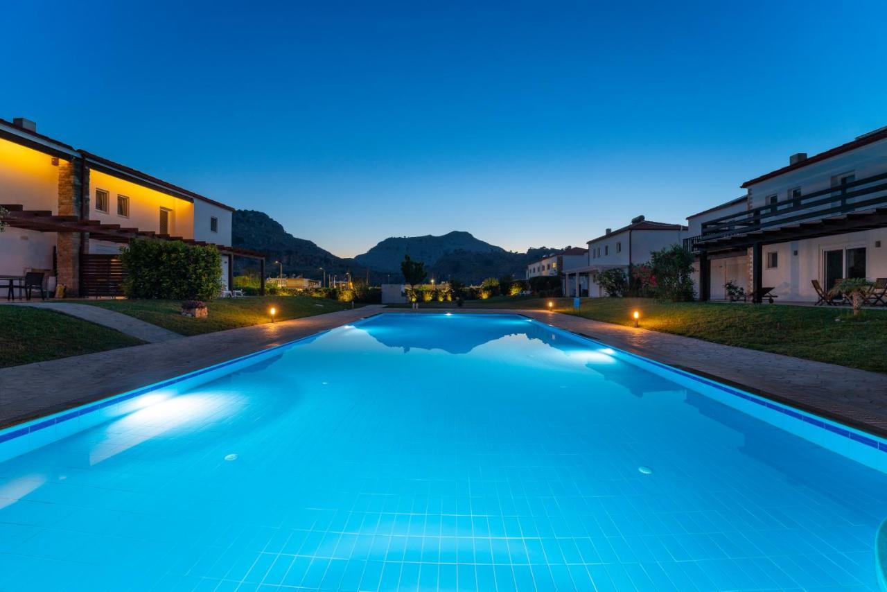 Posidonia Luxury Villas Kolympia Kolymbia Bagian luar foto