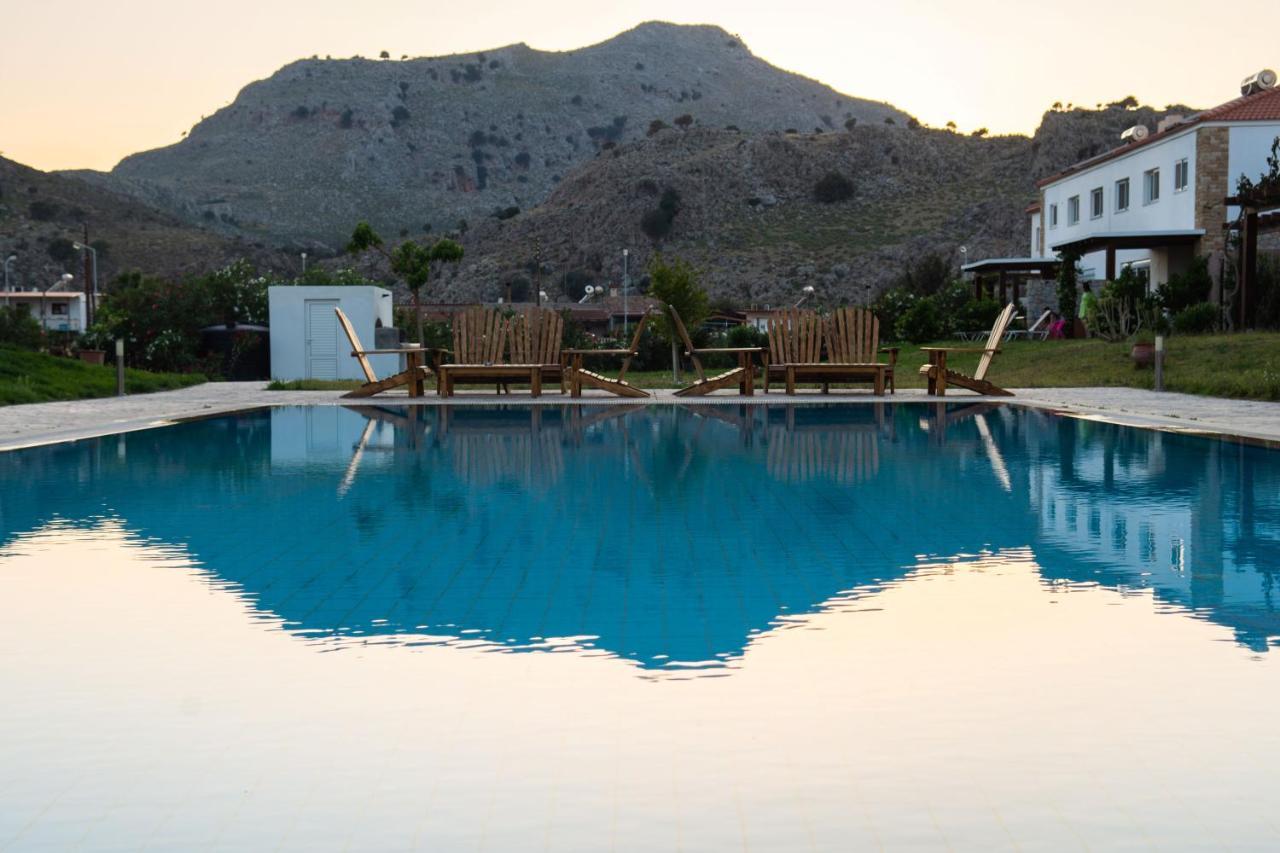 Posidonia Luxury Villas Kolympia Kolymbia Bagian luar foto